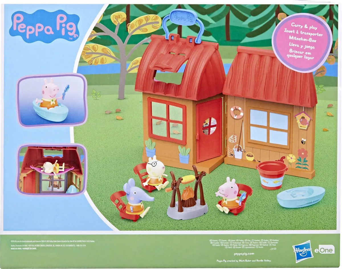 Hasbro Peppa Pig Cozy Campsite Speelset - 3+ jaar - Meerkleurig