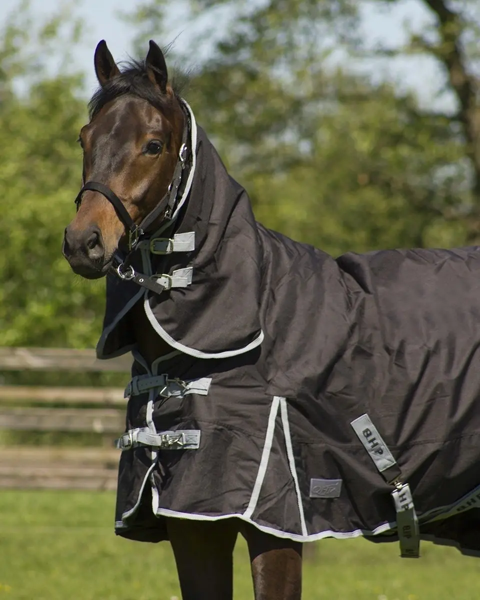QHP Turnoutdeken Vaste Hals 300g - 185cm - Navy