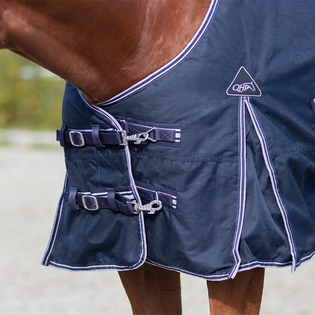 QHP Turnout Luxe Dekzeil 165cm - Donkerblauw