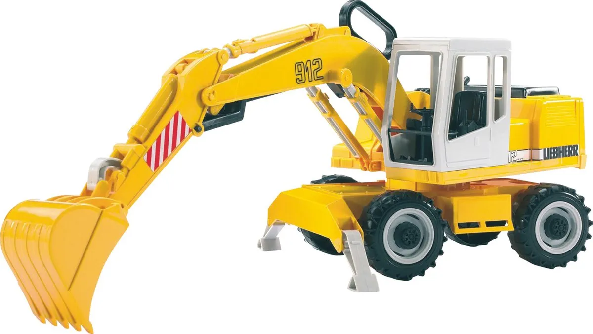 Bruder Liebherr Graafmachine 2426 - Geel