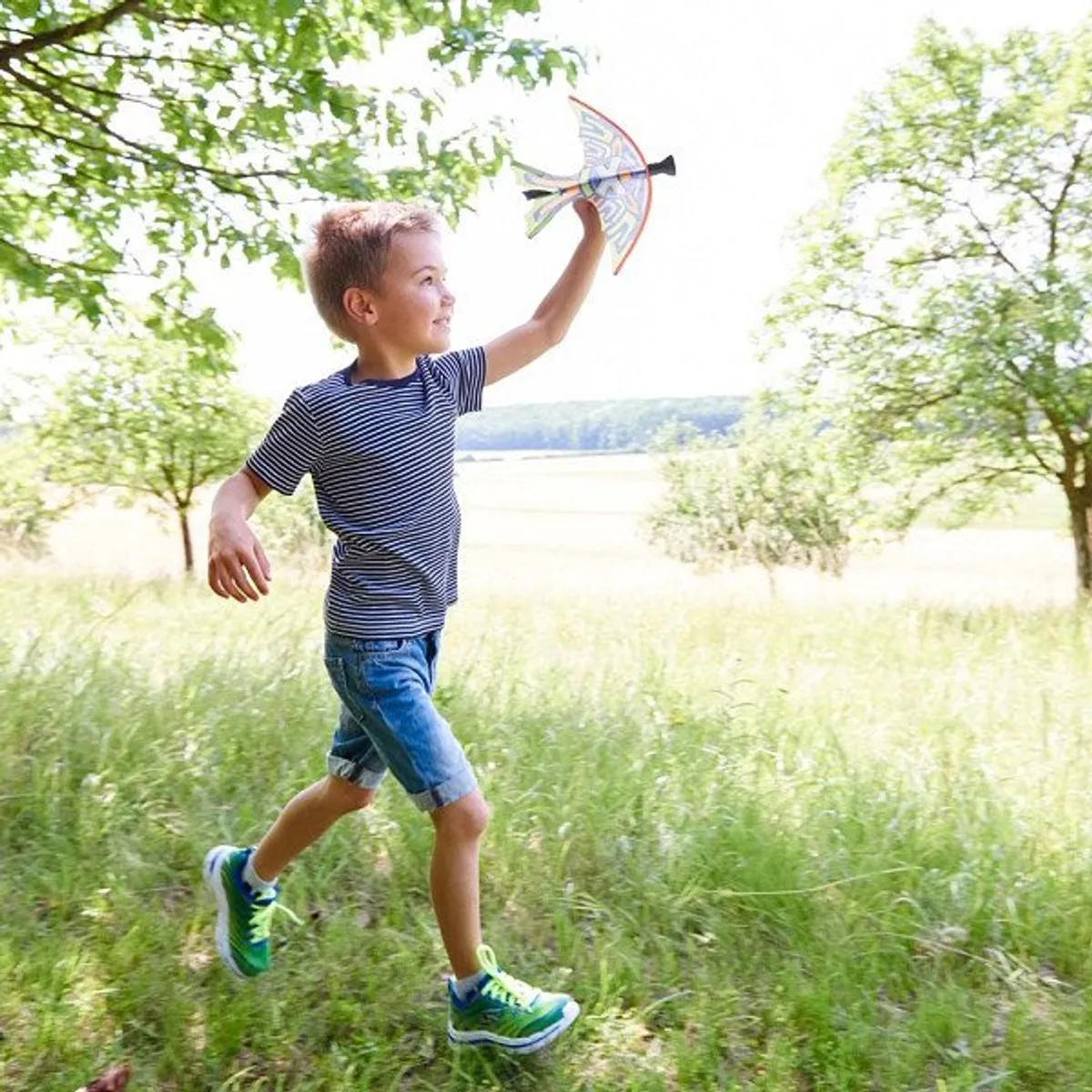 Haba Terra Kids Katapultvliegtuig 29cm - Multicolor