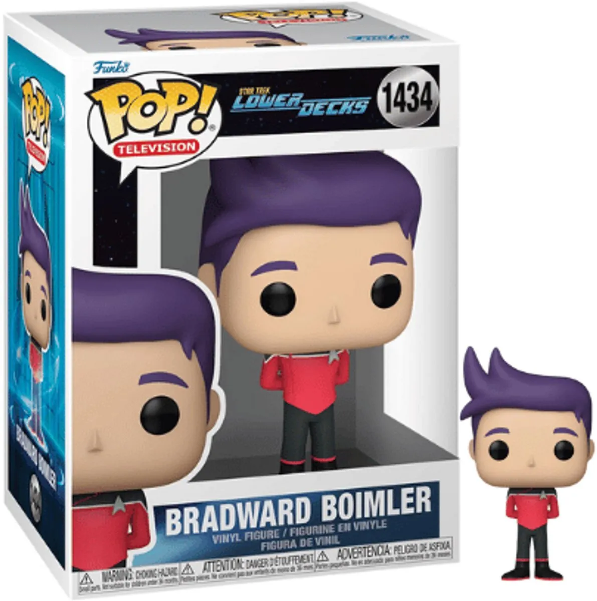 Funko Pop! Star Trek Lower Decks Bradward Boimler - Veelkleurig
