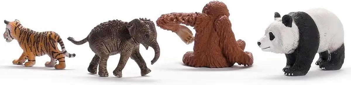 Schleich Wild Life Startset Azië - 4 Figuren 3+