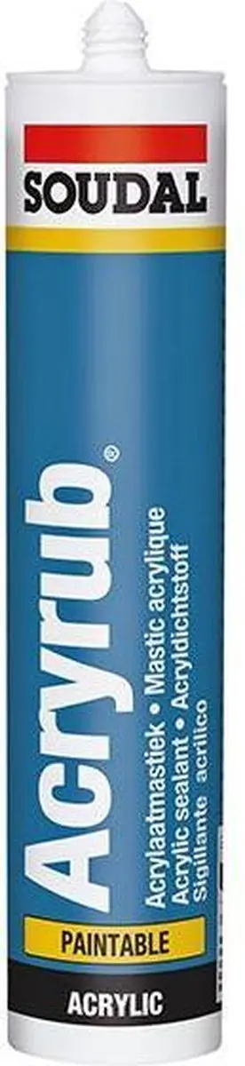 SOUDAL Acryrub wit 300ml- 15stuks