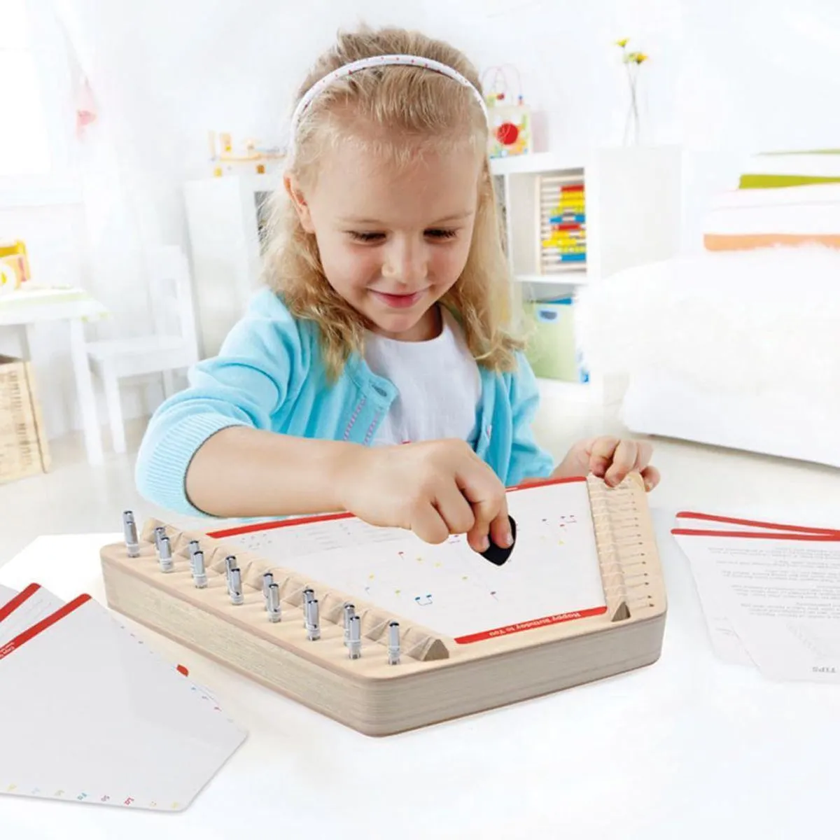 Hape Happy Harp Speelgoedinstrument - afbeelding 6 van 6