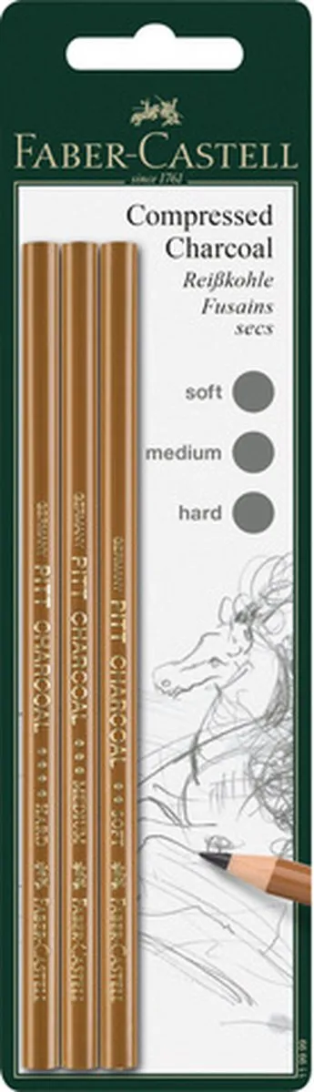 Faber-Castell Pitt Monochrome Houtskoolpotlood