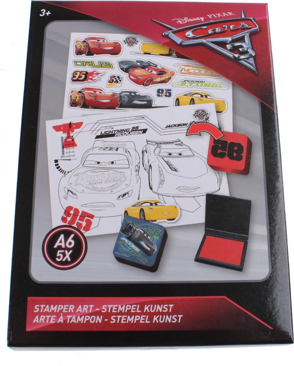 Disney Cars 3 Stempelkunst Hobby Box