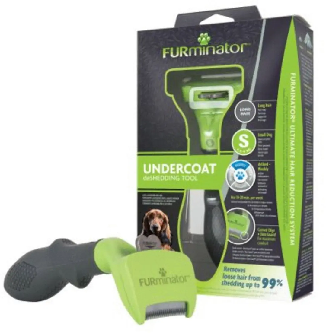 Furminator Hond Lang Haar Kam - S Groen