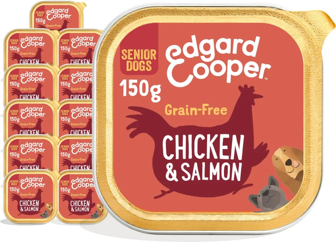 Edgard & Cooper Kuipje Senior Hondenvoer Kip & Zalm