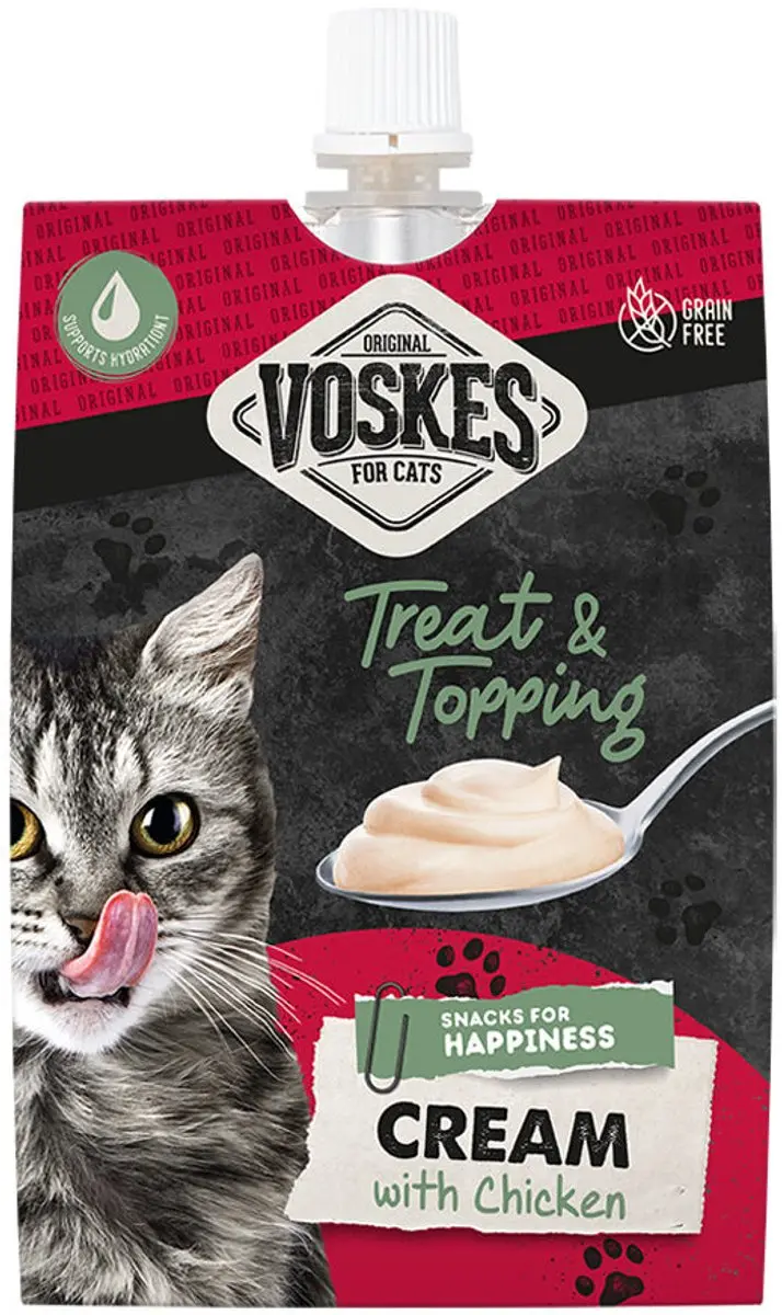 3 x Voskes Cream Kattensnack