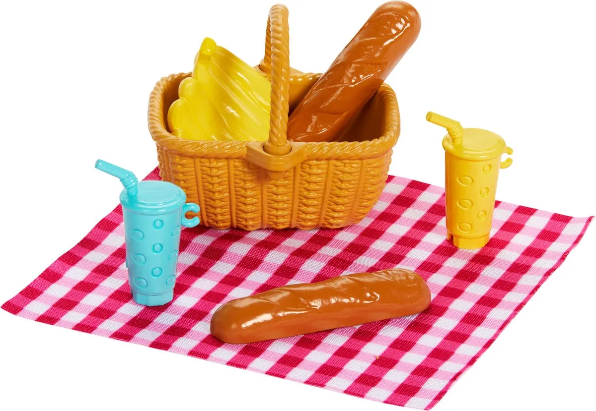 Barbie Malibu Picknickset Chelsea - Modepop Multicolor - afbeelding 6 van 6