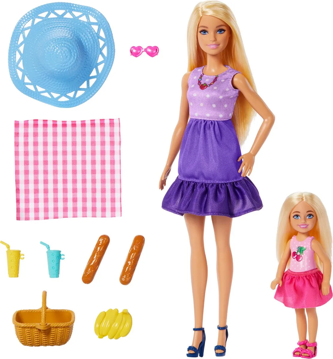 Barbie Malibu Picknickset Chelsea - Modepop Multicolor