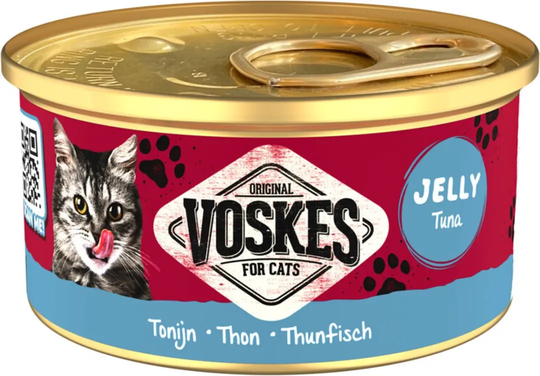 Voskes Natvoer Kat Tonijn 85g