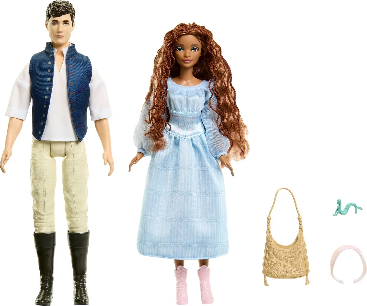 Disney Princess Ariël en Prins Erik Pop HLX14 - Veelkleurig