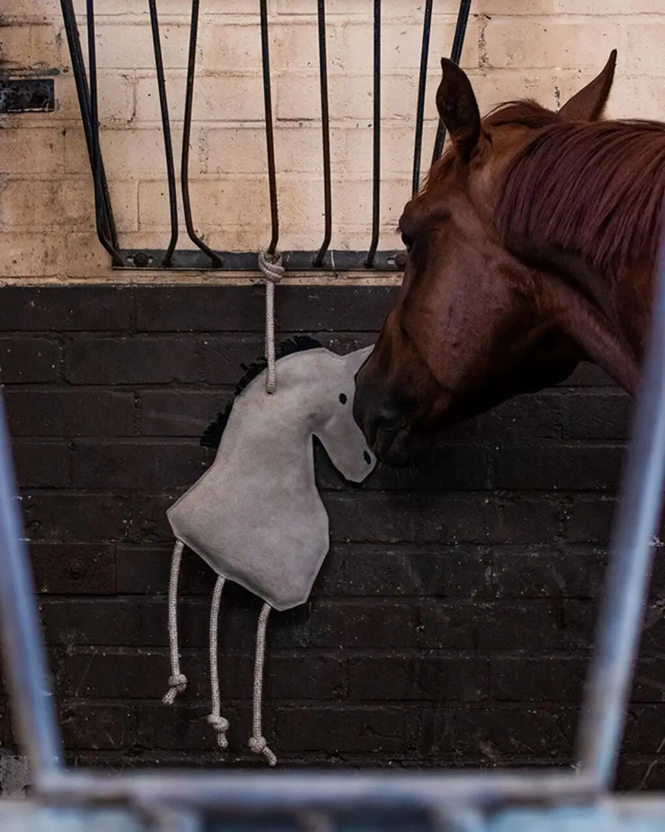 QHP Paardenspeeltje Stalmaatje Beige