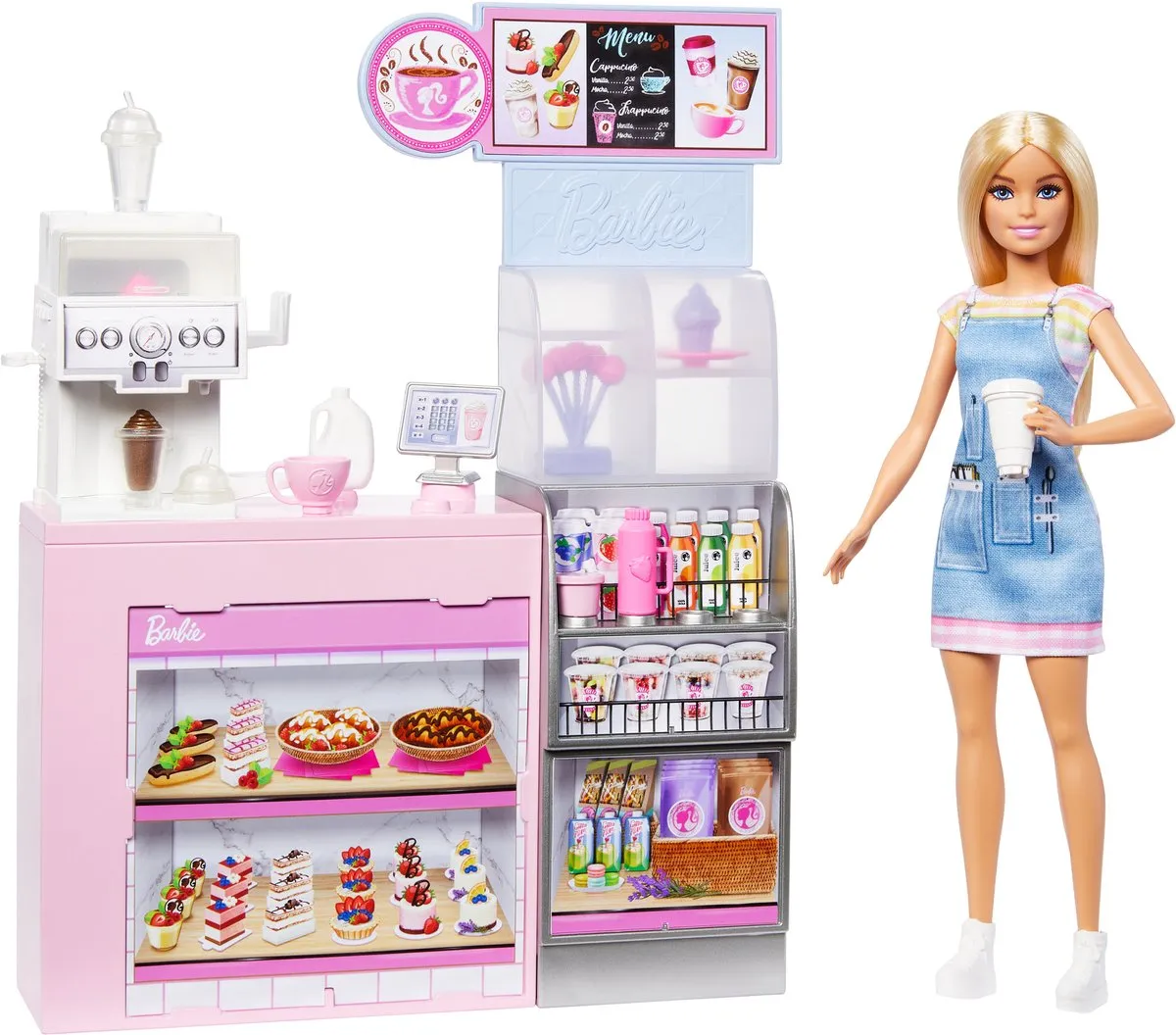 Barbie Koffiebar HXN94 - Speelset Meerkleurig