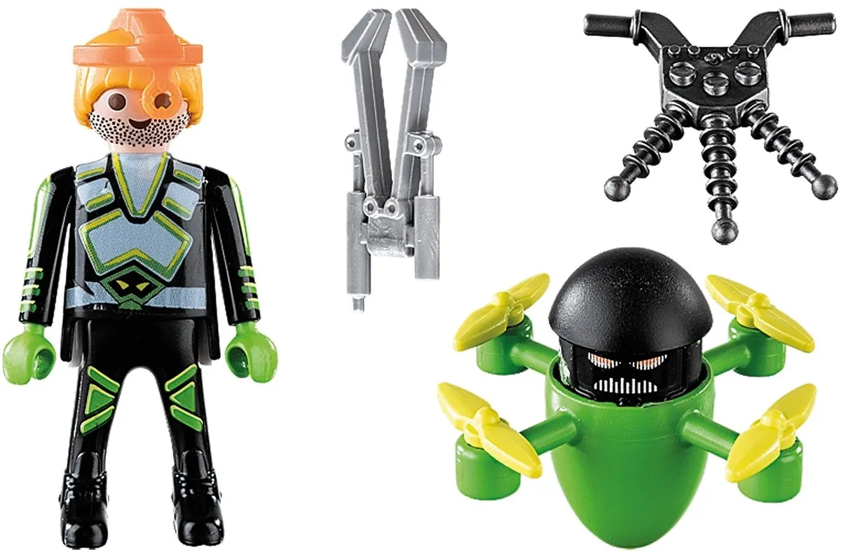 Playmobil Special Plus Agent met Drone 70248 - Multicolor
