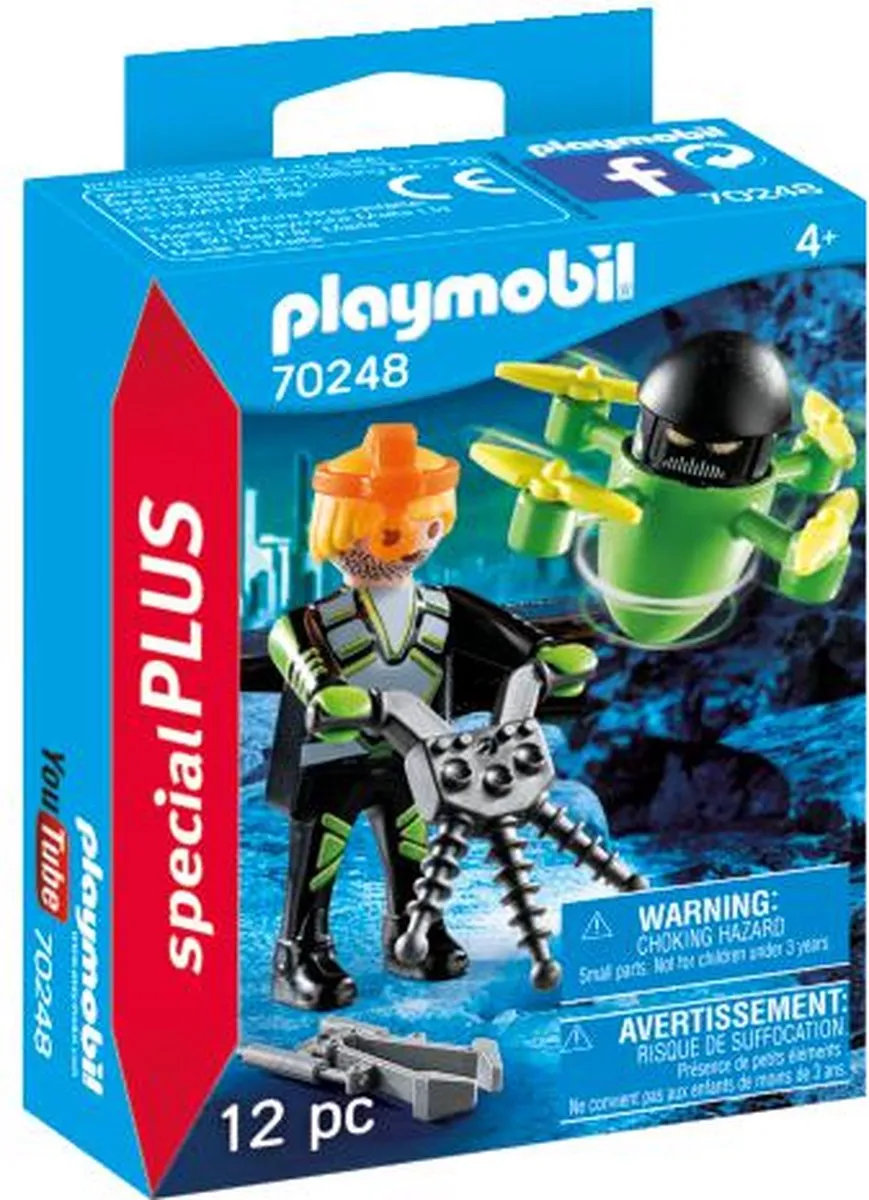 Playmobil Special Plus Agent met Drone 70248