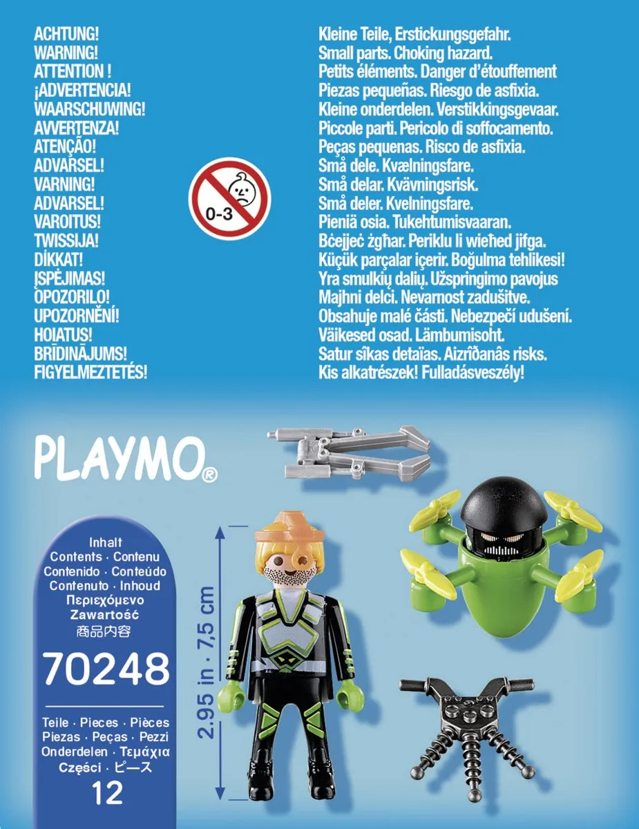 Playmobil Special Plus Agent met Drone 70248 - Multicolor - afbeelding 6 van 6