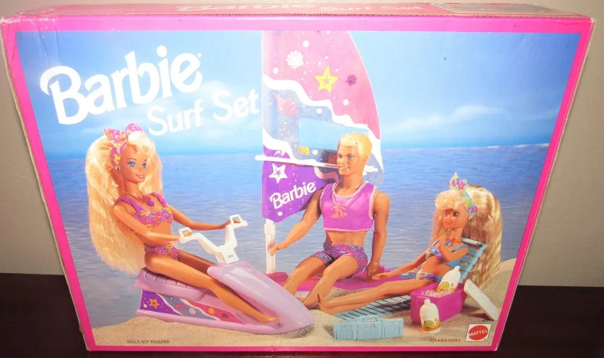 Barbie Surfset Vintage 1993 - Roze/Paars