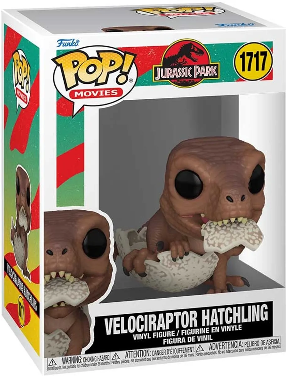 Funko Pop! Velociraptor Hatchling Jurassic Park 1717 - Multicolor