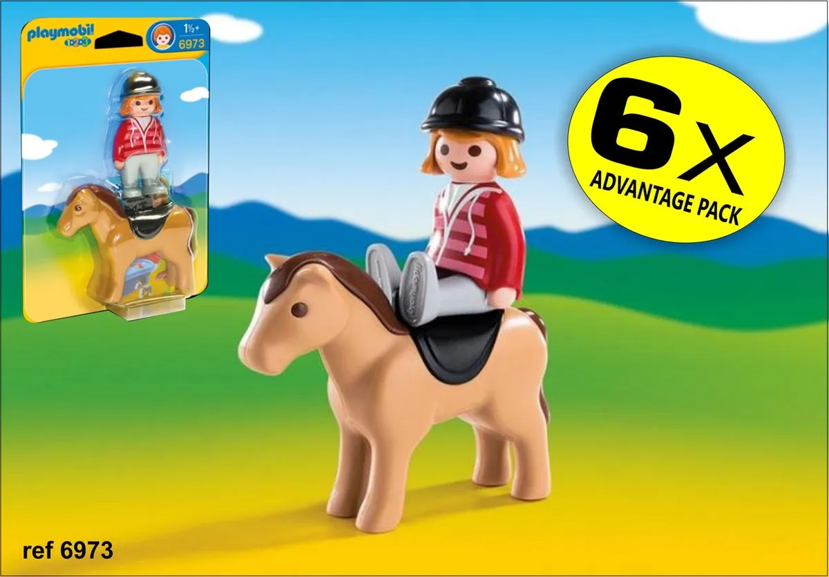Playmobil 123 Ruiter met paard 6973