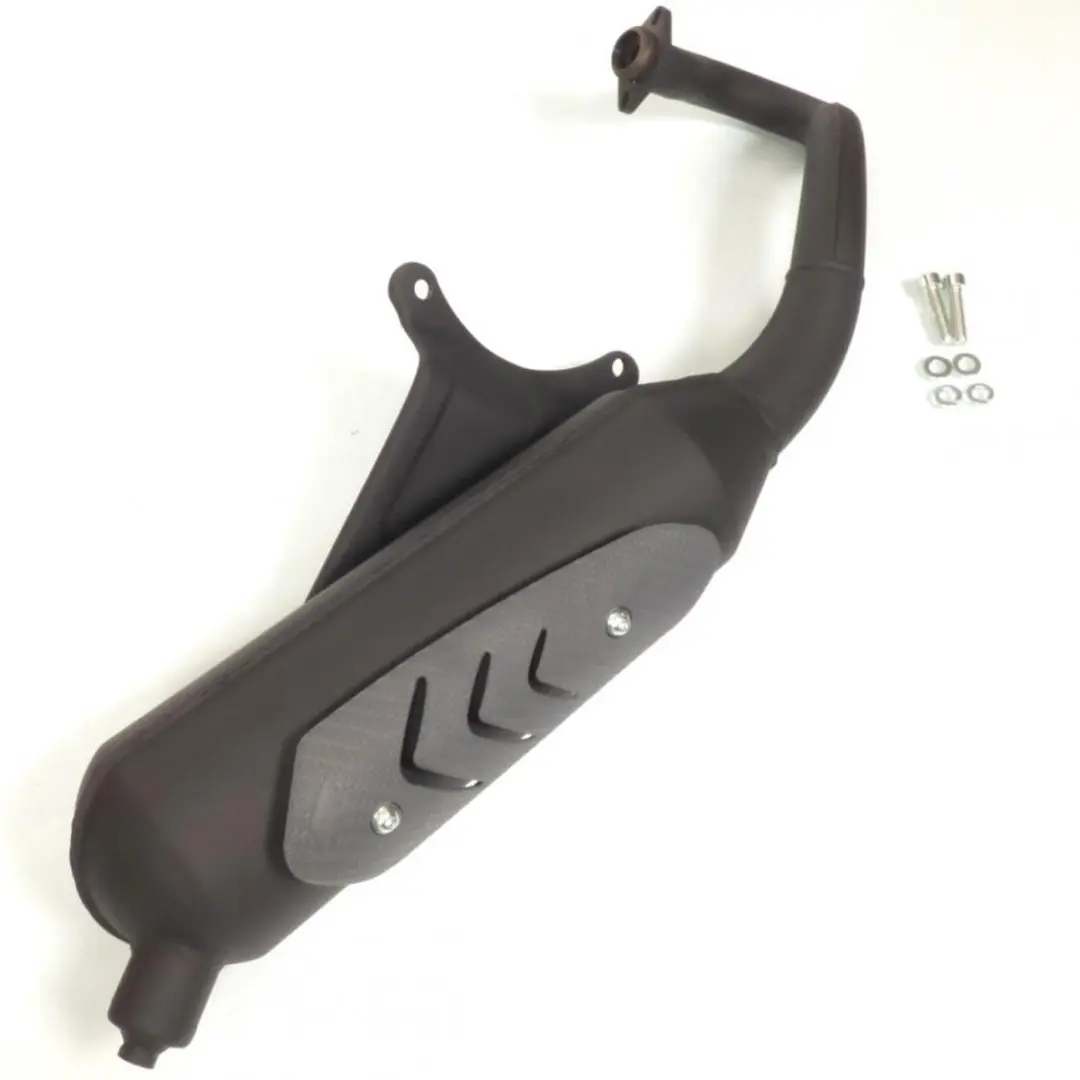 Polini Pot d'échappement Scooter Piaggio 50 Zip 2T Avant 2020 - 1mm - Noir - afbeelding 2 van 6
