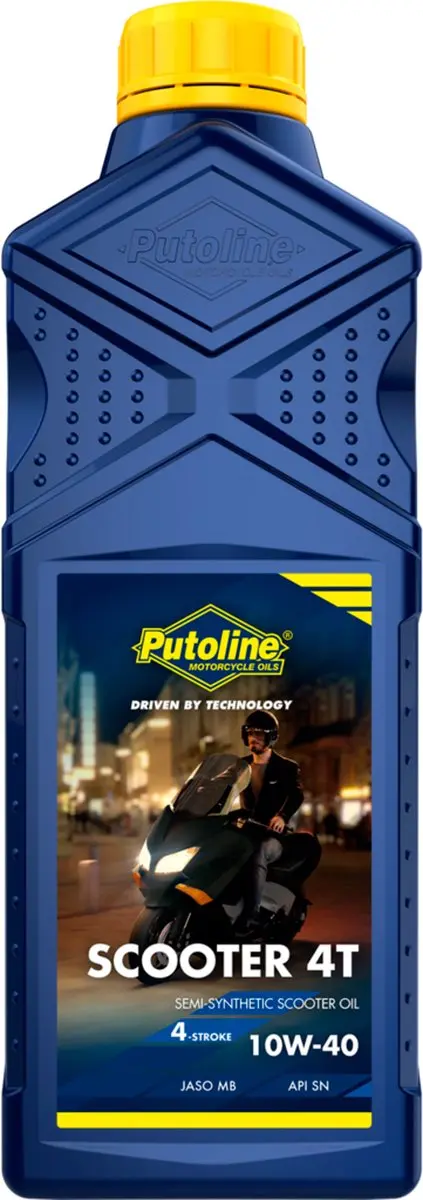 Putoline Scooter 4T Motorolie 10W40 Half Synthetisch 1L - afbeelding 6 van 6
