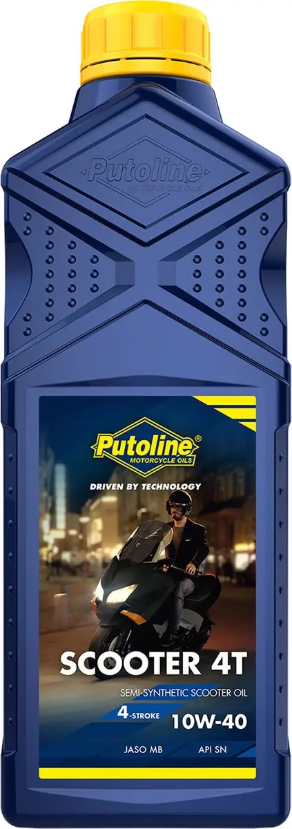 Motorolie 10w40 1 Liter Half Synthetisch Scooter 4T Putoline