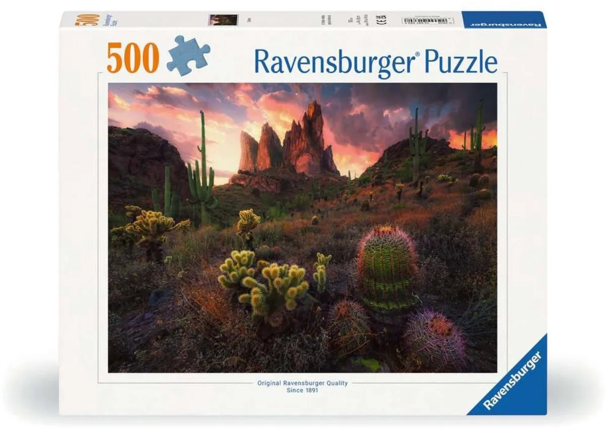 Ravensburger Cactus Puzzel 500 Stuks - Meerkleurig