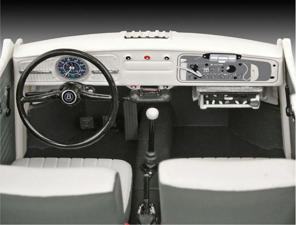 Revell 67666 Volkswagen Kever Politie NL/BE Modelbouwset 1:24 - 129 Onderdelen