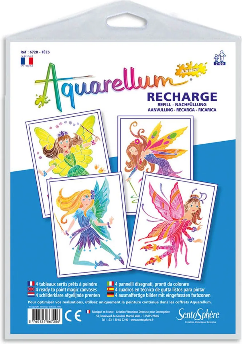 Asmodee Aquarellum Junior Navulling Feeën
