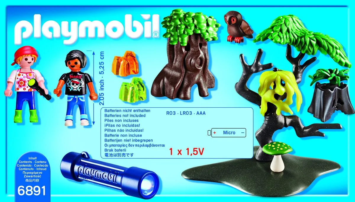 Playmobil Nachtdropping met UV-lamp - Multicolor