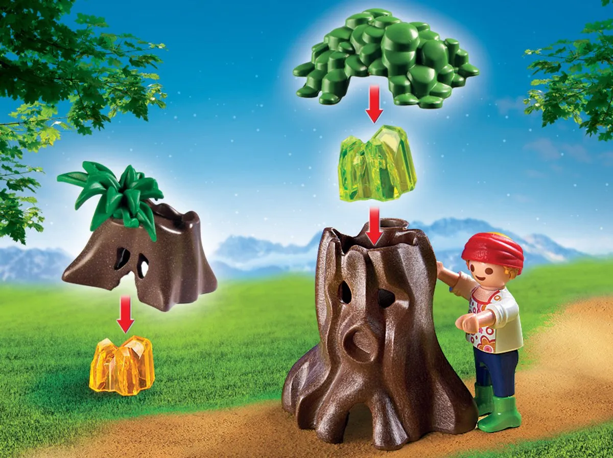 Playmobil Nachtdropping met UV-lamp - Multicolor