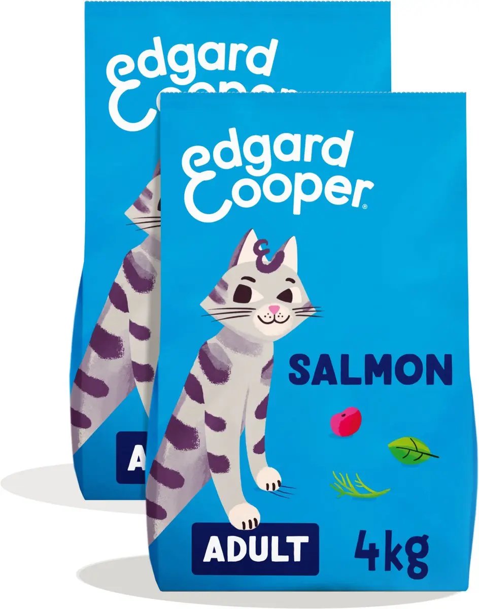 Edgard & Cooper Graanvrij Kattenvoer Zalm 4kg