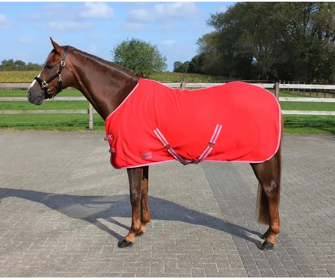 QHP Zweetdeken Color Rood - 125x165cm