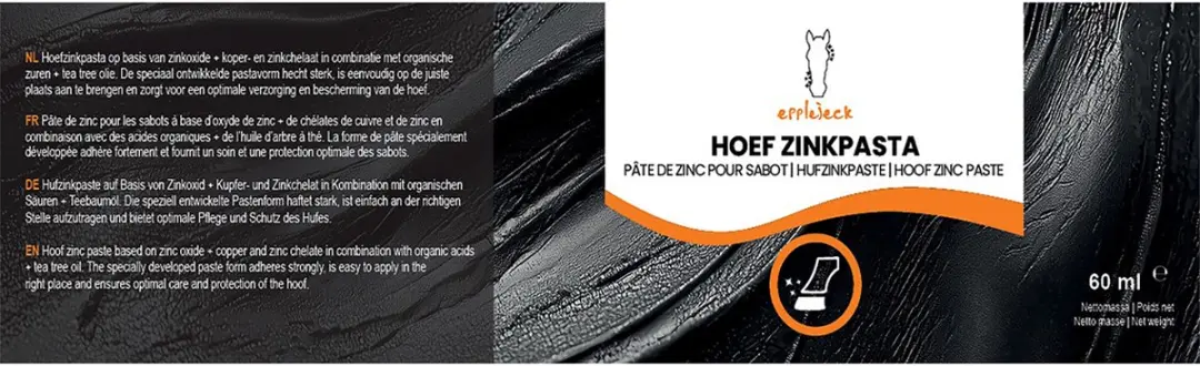 Epplejeck Hoef Zinkpasta - 2 Stuks