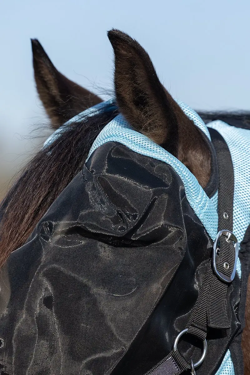 Epplejeck Ejzonder Vliegenmasker Lichtblauw - Pony