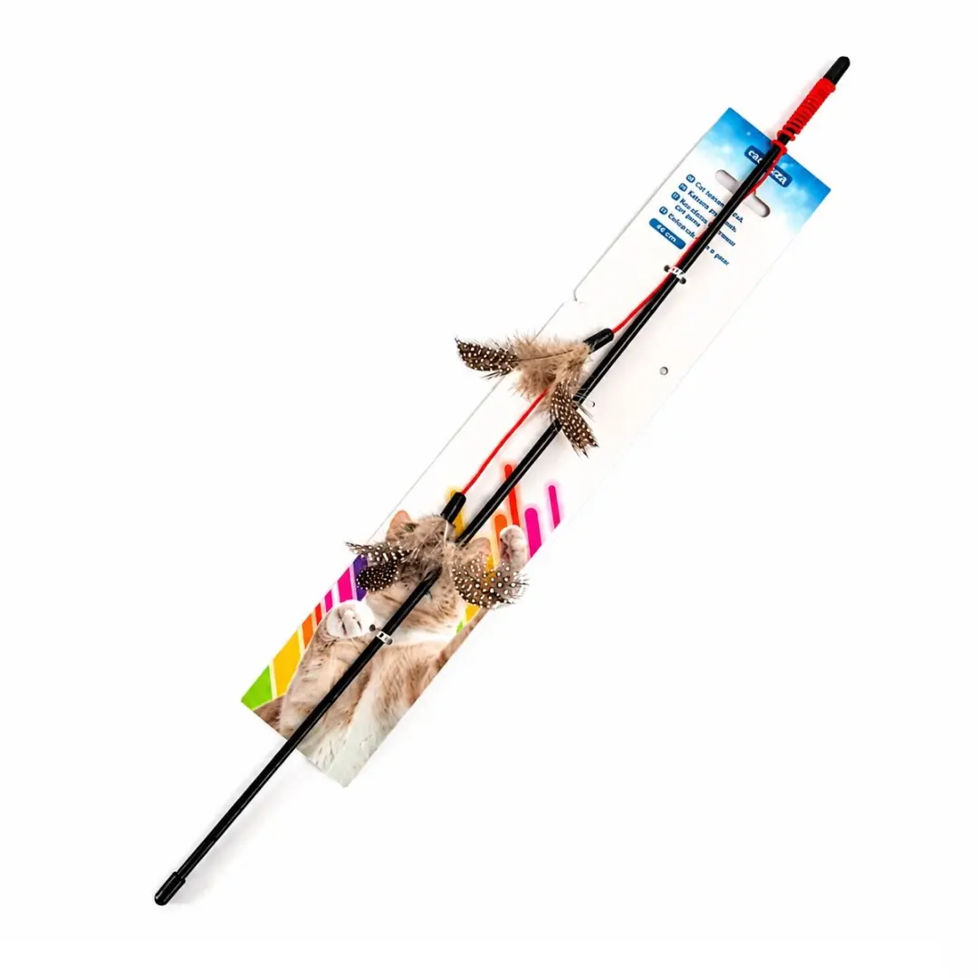 Nobleza Kattenhengel met Veren - 48cm