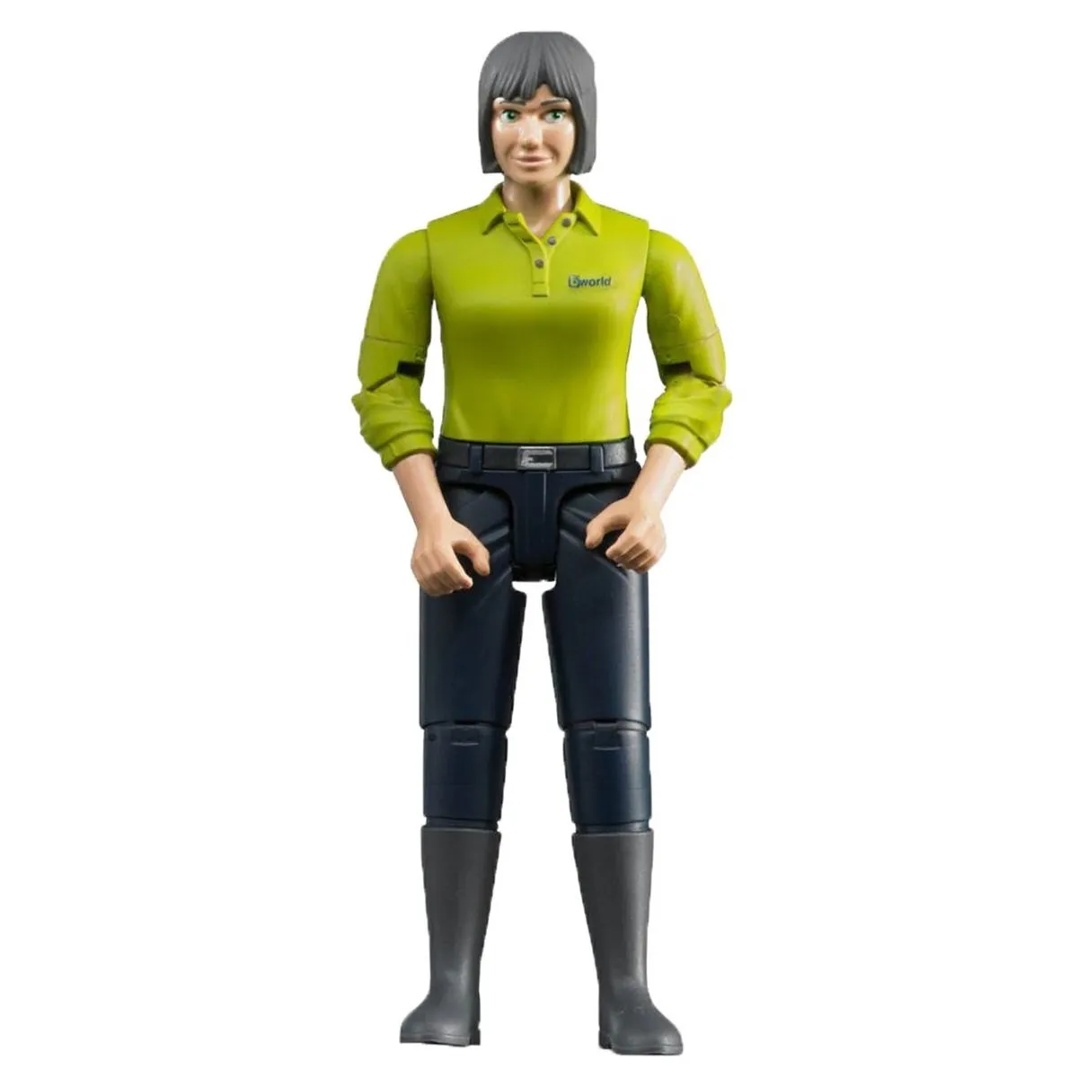Bruder BR-60405 Pop met Groene Shirt & Zwarte Broek