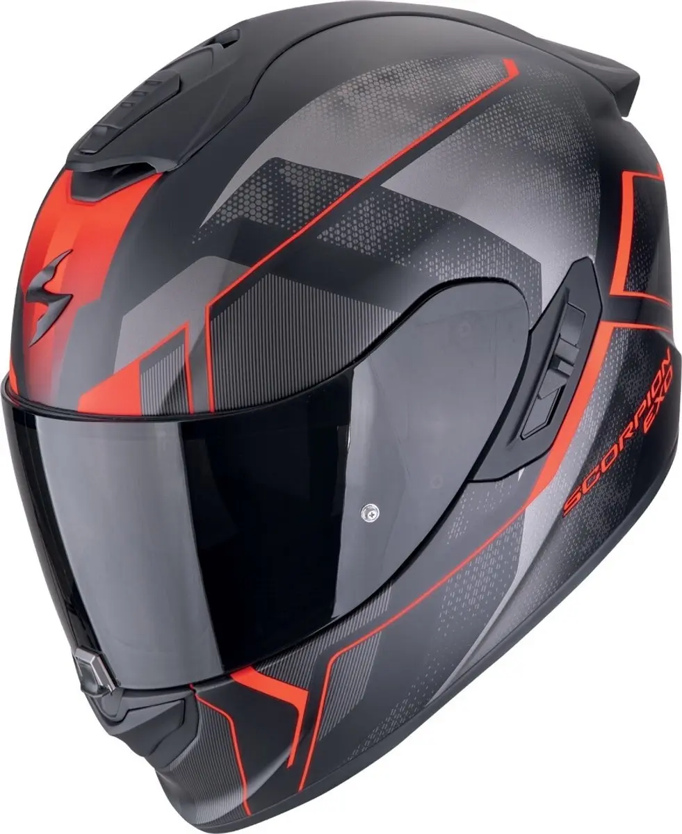 Scorpion EXO-1400 Evo II Air Intensio Zwart Rood Integraalhelm