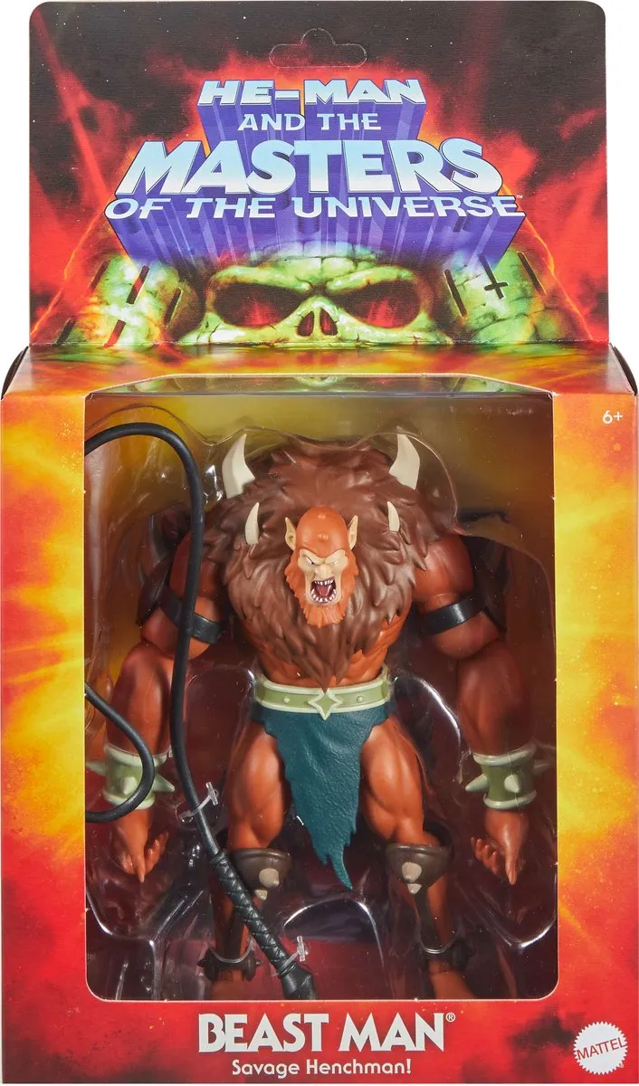Mattel Masters of the Universe Origins Beast Man Action Figuur 14cm - MATTJHK09 - afbeelding 6 van 6