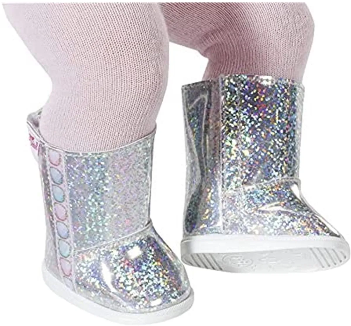 Baby Born Hoge Winterlaarzen 43cm - Zilver