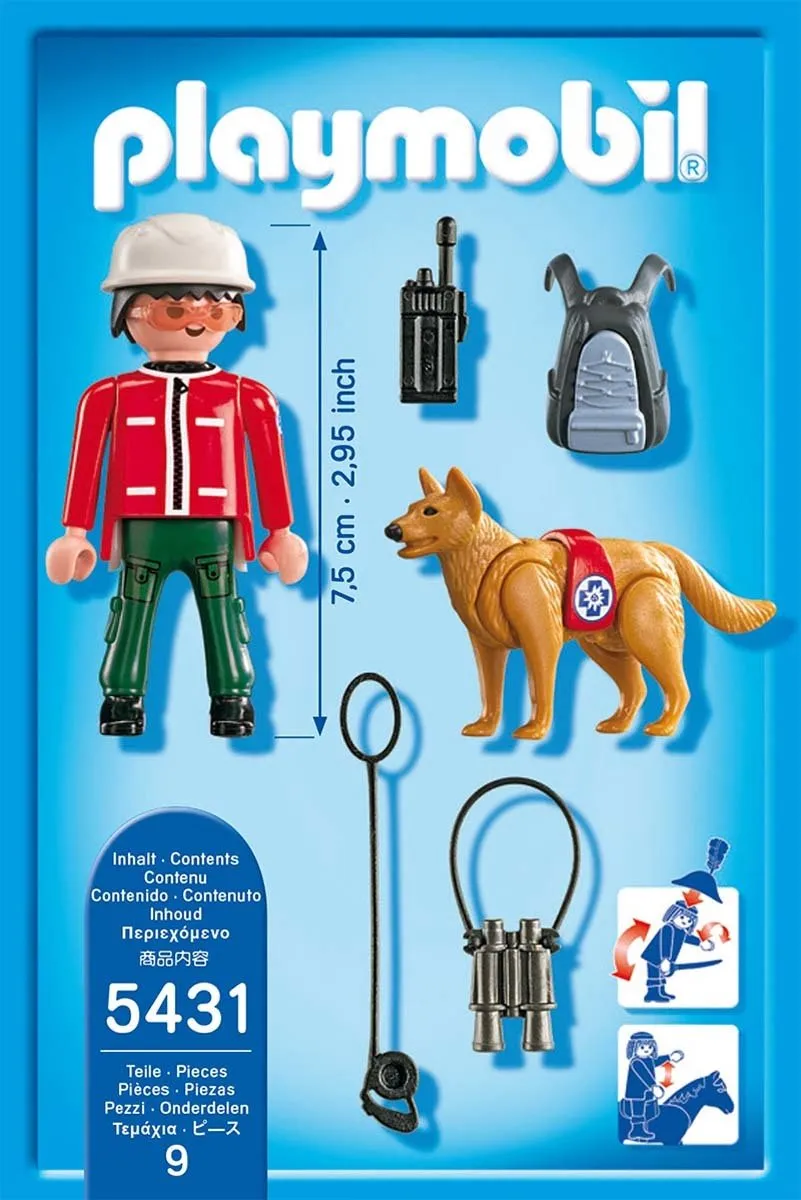 Playmobil Hulpverlener met Reddingshond 5431 - afbeelding 4 van 4
