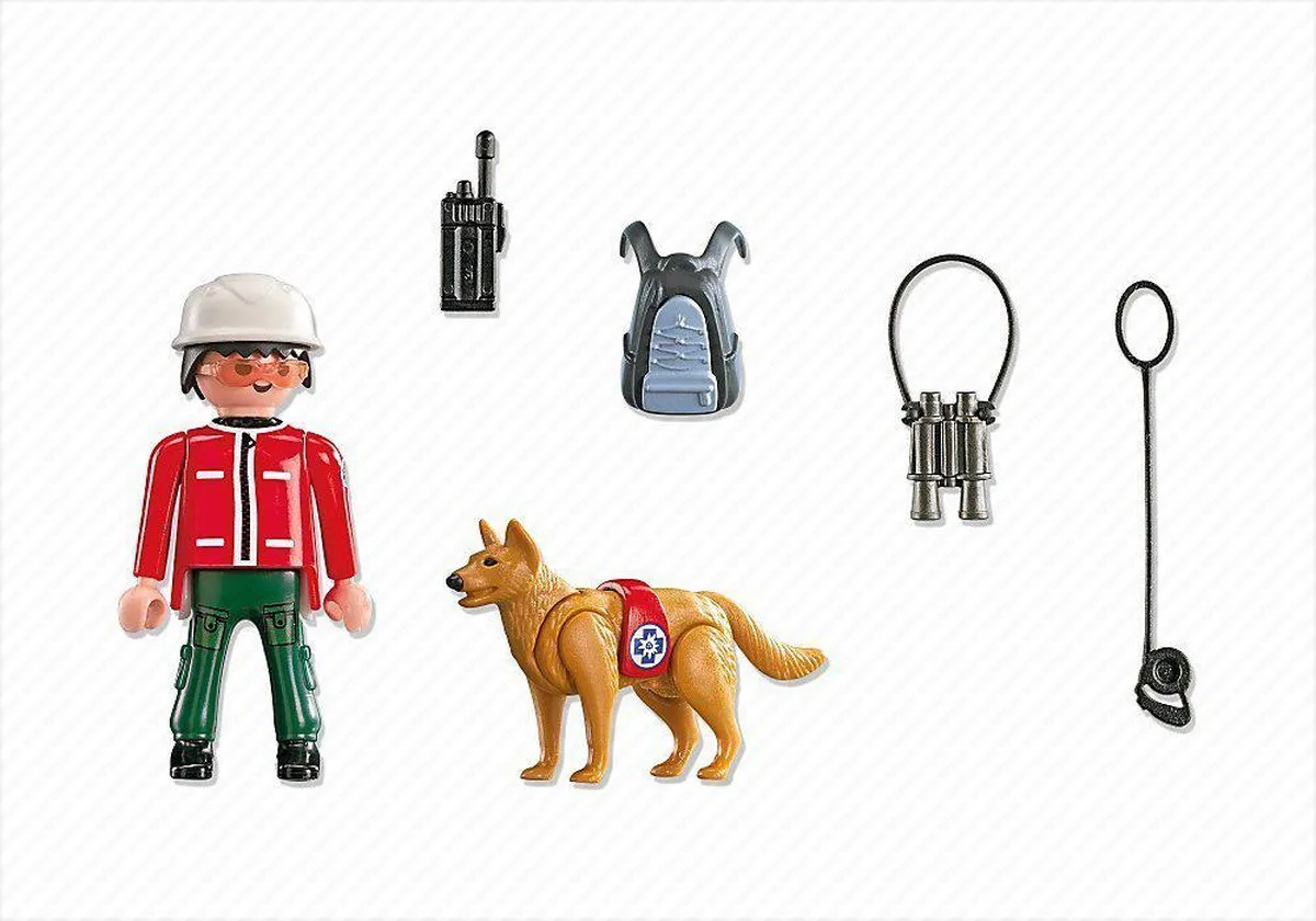 Playmobil Hulpverlener met Reddingshond 5431 - afbeelding 2 van 4