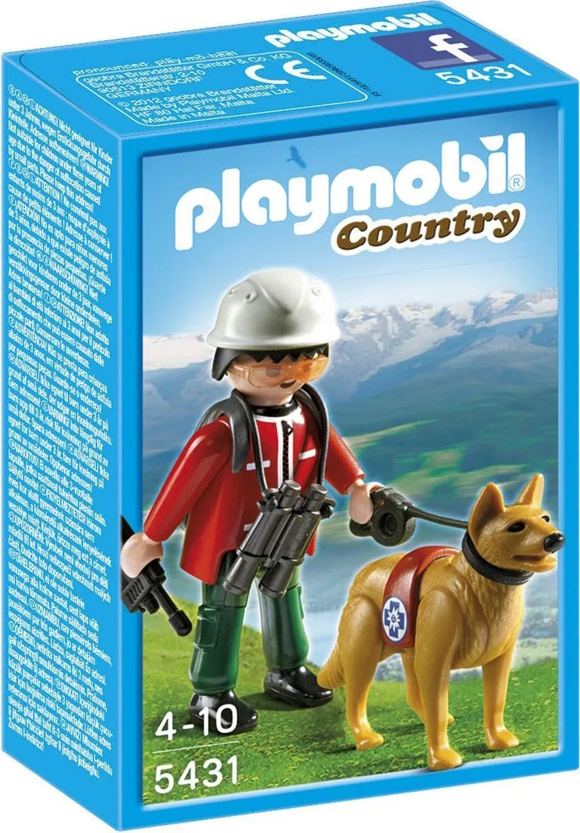 Playmobil Hulpverlener met Reddingshond 5431