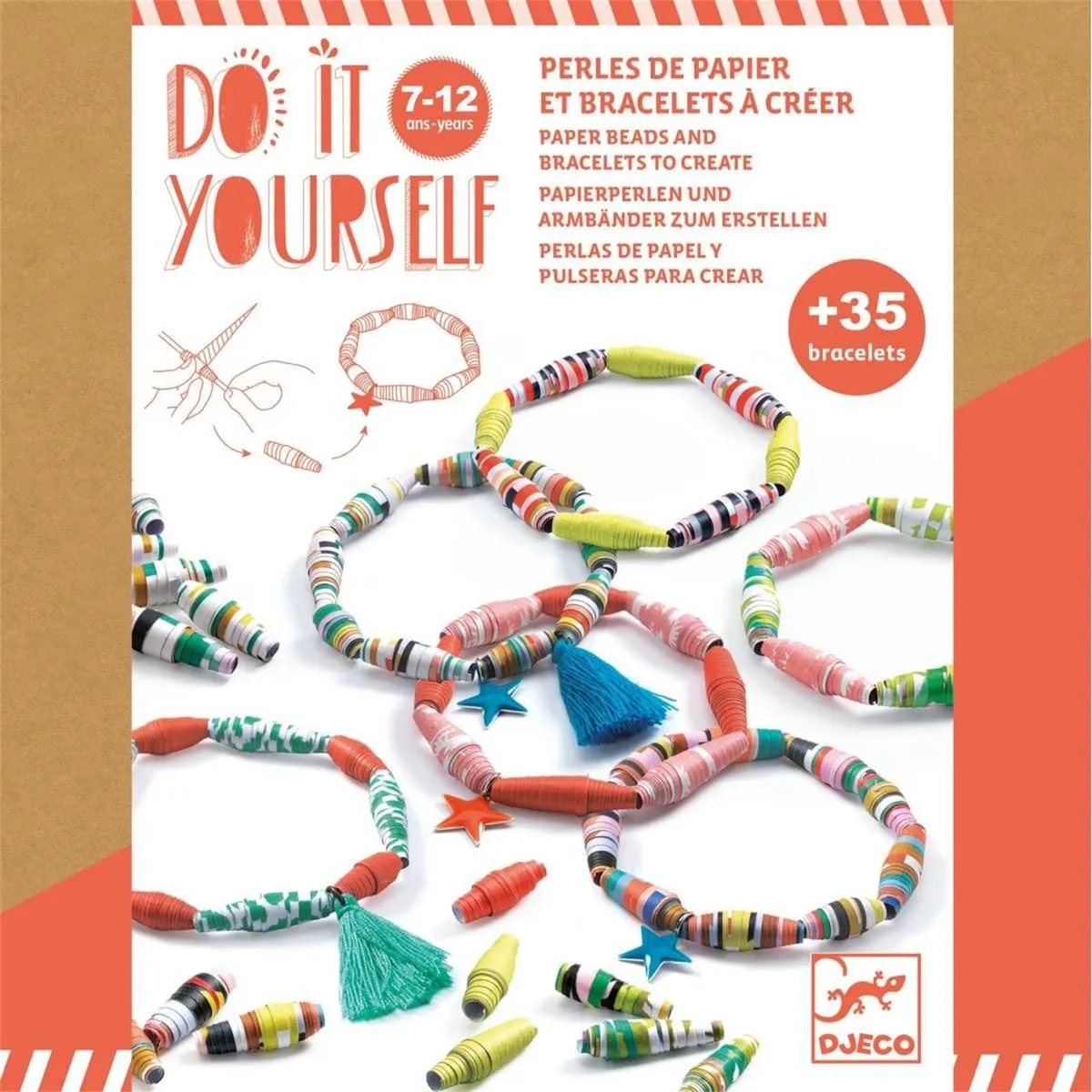 Djeco Knutselset Kleurrijke Armbanden
