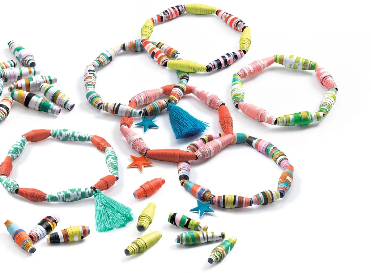 Djeco Knutselset Kleurrijke Armbanden - Meerkleurig