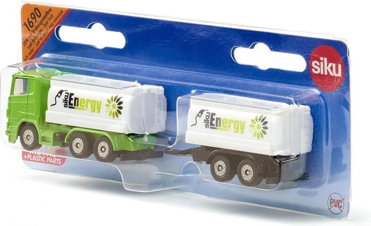 SIKU 1690 Vrachtwagen met Tankwagenopbouw - Groen