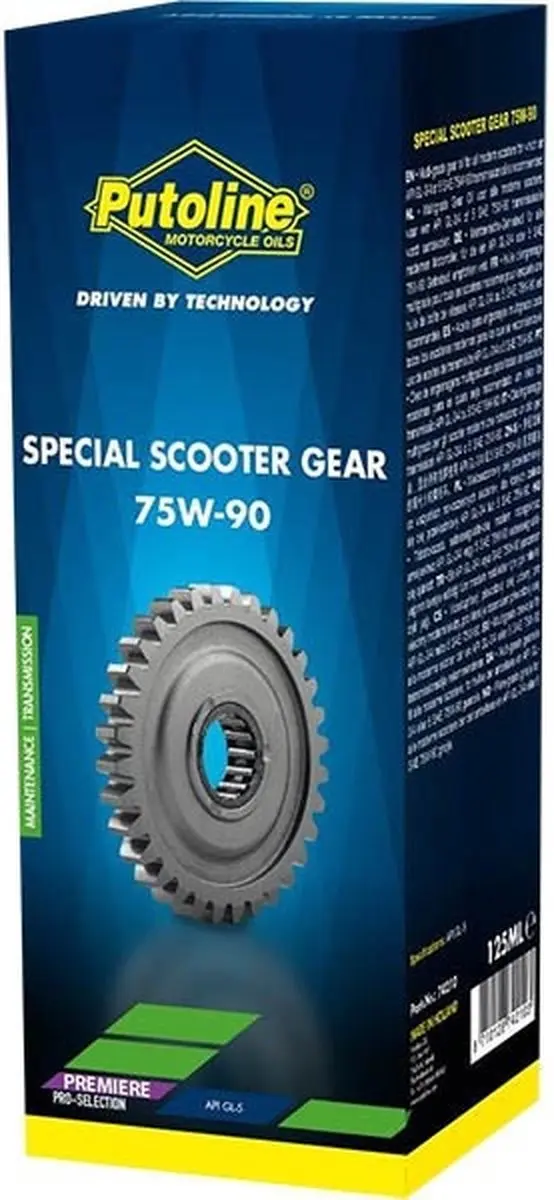 Putoline Scootergear Transmissieolie 75W-90 GL5 125ml - afbeelding 3 van 3